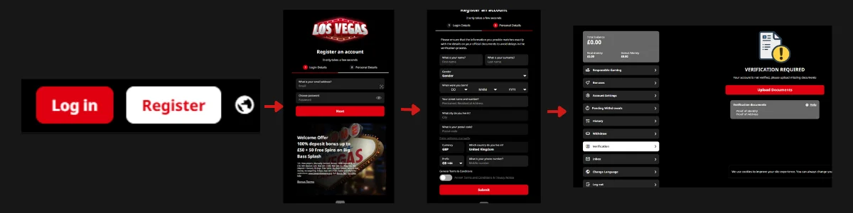 los vegas registration